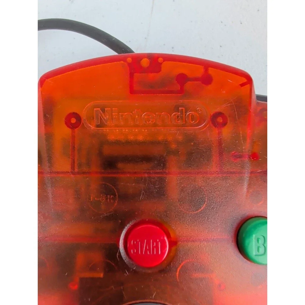 Nintendo 64 Fire Orange Controller - SUPER TIGHT STICK!